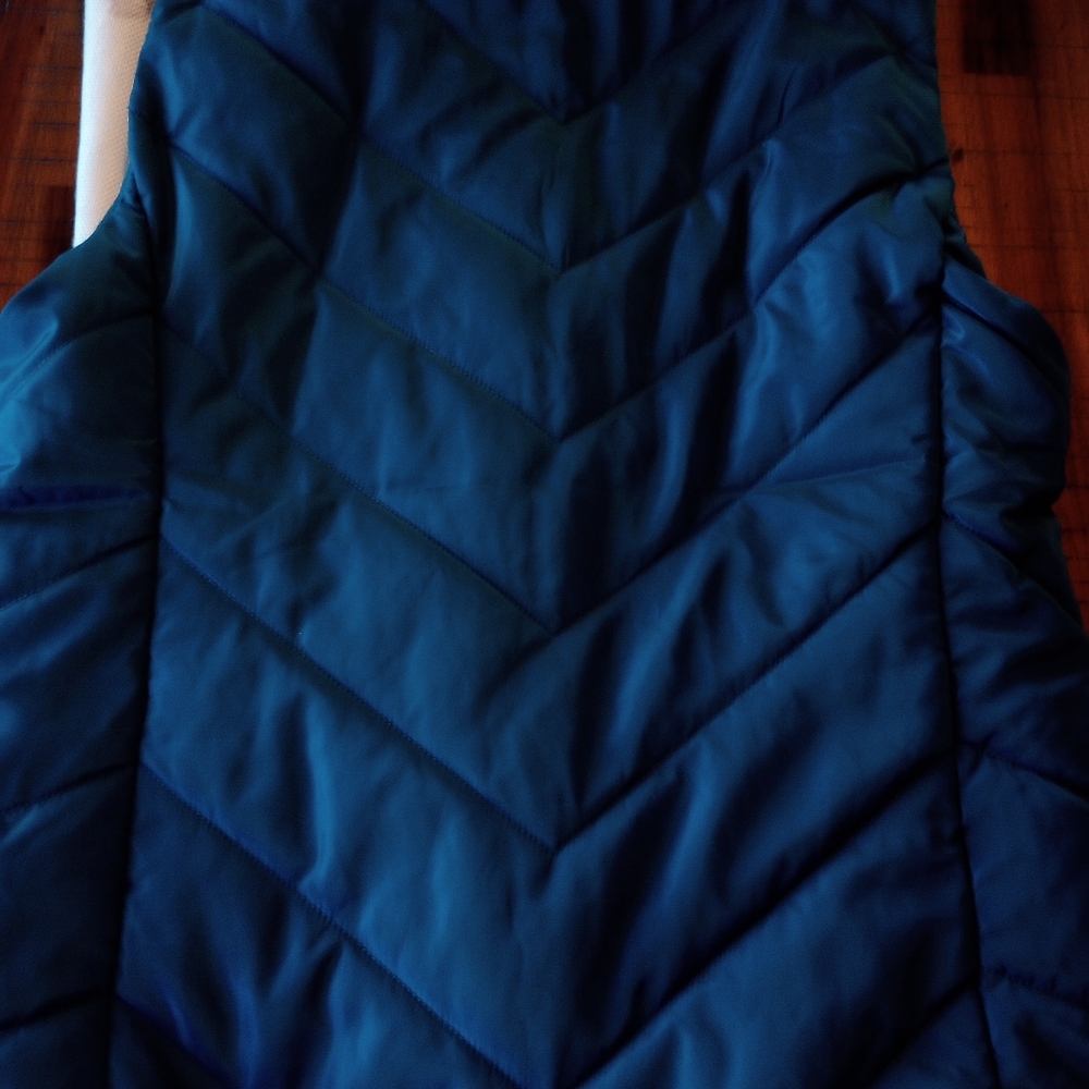 Women's Blue Quilted Vest